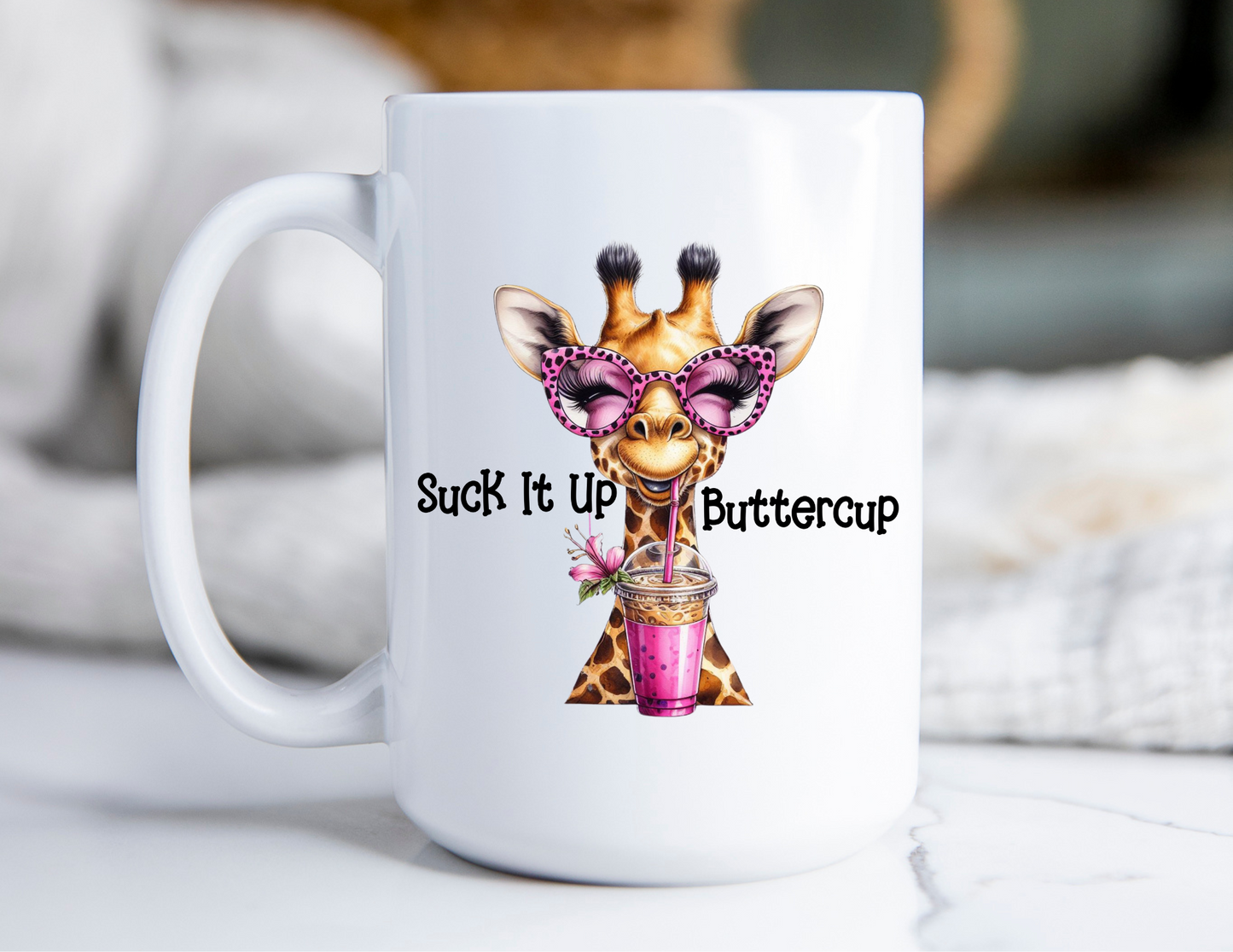 15oz mug- Sassy Giraffe