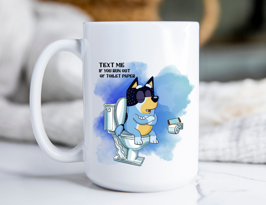 15oz Mug- Bandit Heeler Bluey