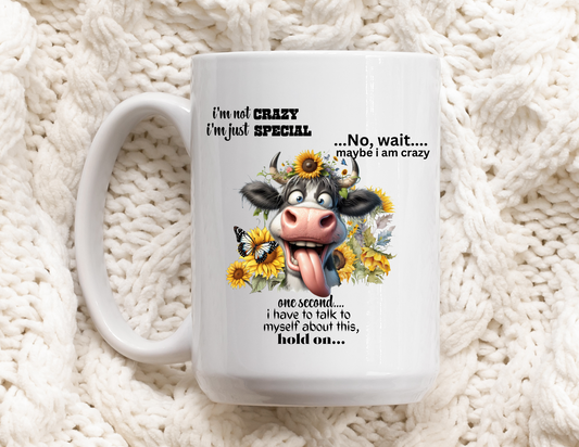 15oz Mug- Goofy cow