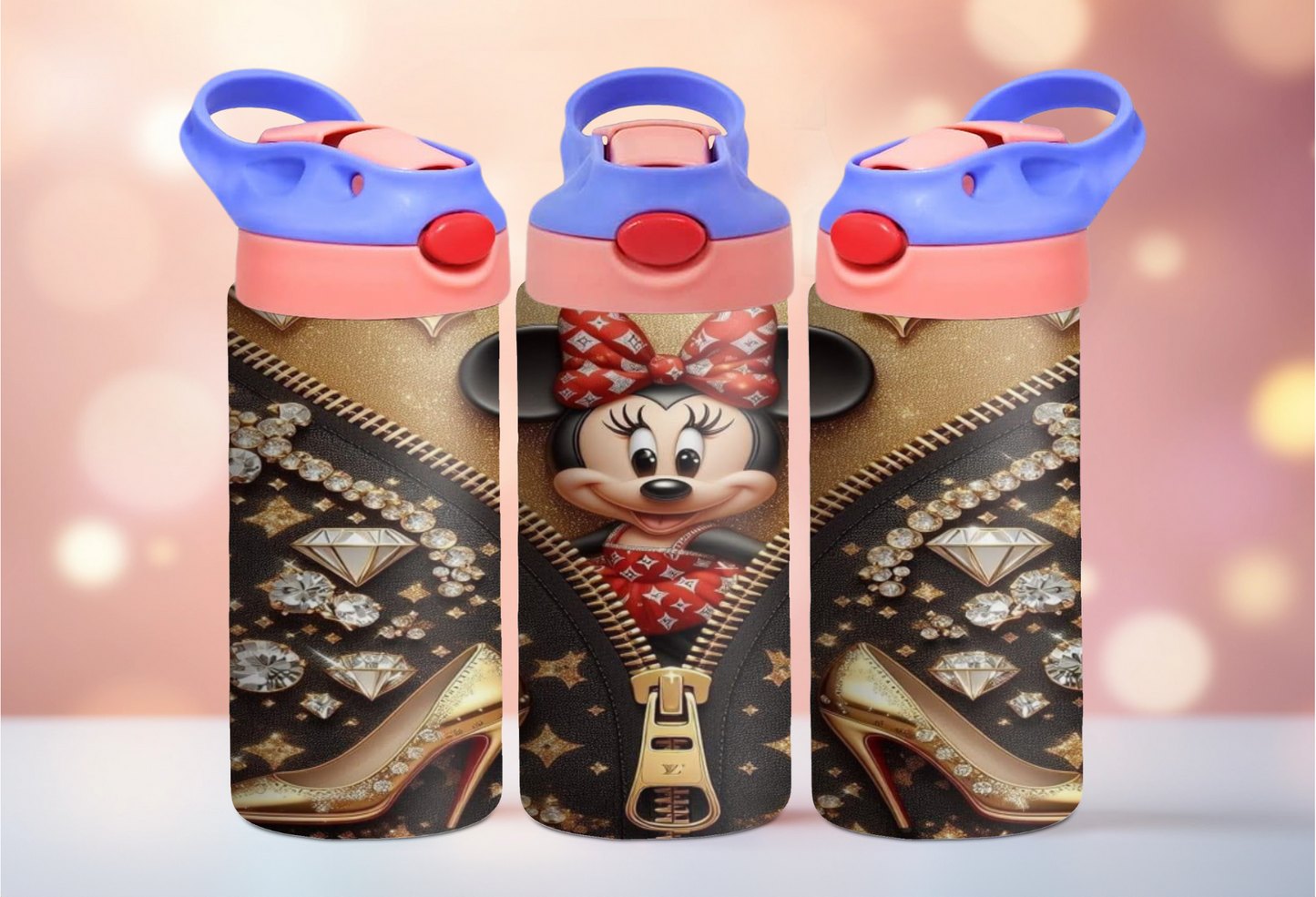 12oz Kids drink bottle-Sassy Minnie